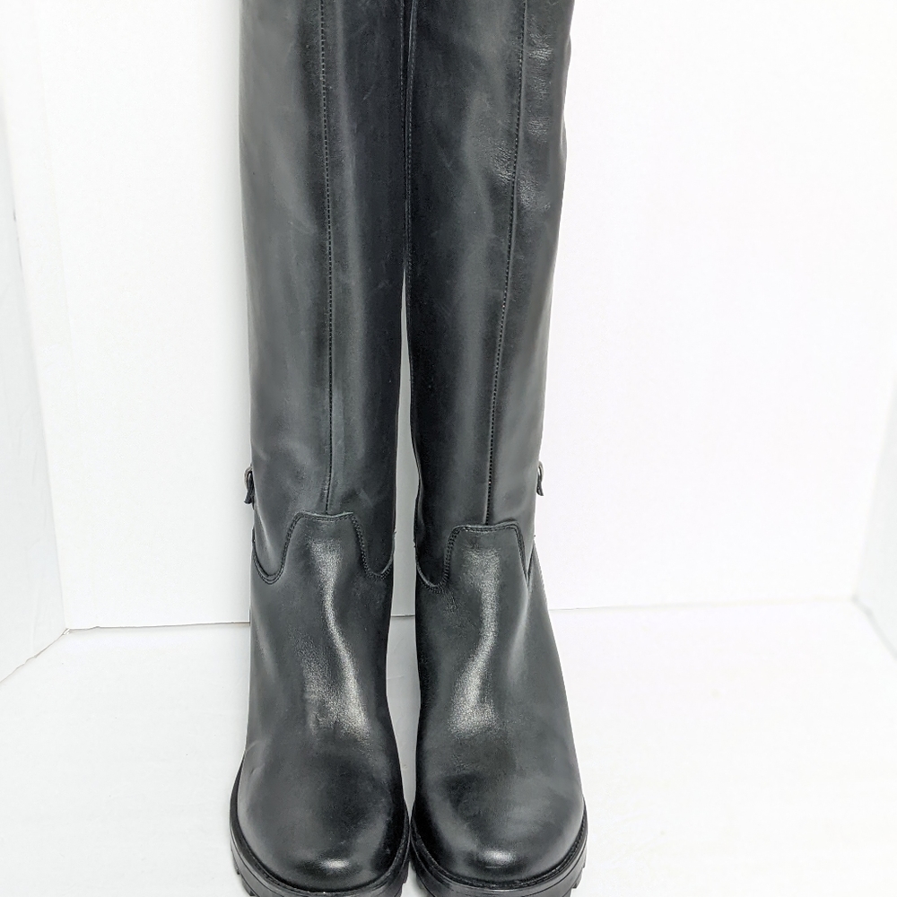 Girotti leather knee high boots - Picture 6 of 16